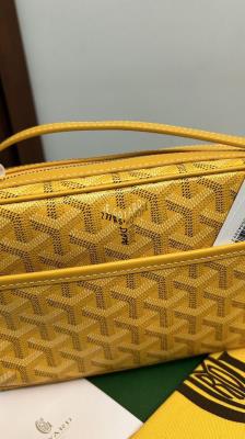 wholesale quality goyard yellow camera bag 020189